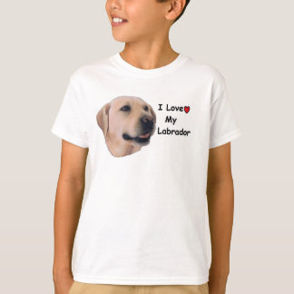 T-shirt J'aime mon Labrador