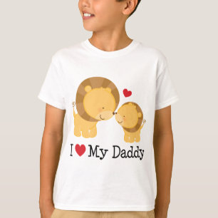 T-shirt J'aime mon lion de papa
