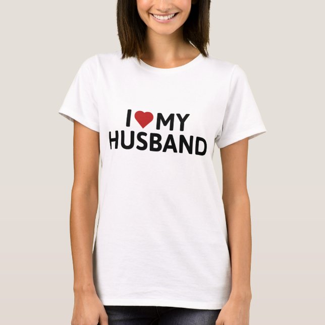T-shirt J'Aime Mon Mari (Devant)