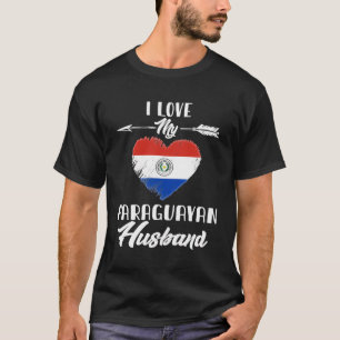 T-shirt J'Aime Mon Mari Paraguayen Paraguay