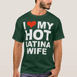 T-shirt J'Aime Mon Mariage Mariage De Femme Latina Chaud A