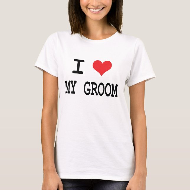 T-shirt J'aime mon marié (Devant)