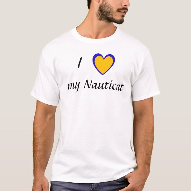 T-shirt J'aime mon Nauticat (Devant)