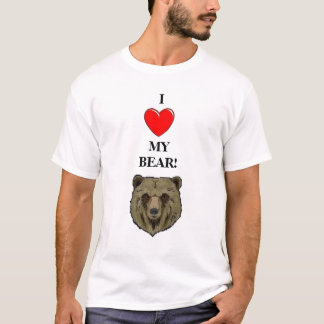 T-SHIRT J'AIME MON OURS !