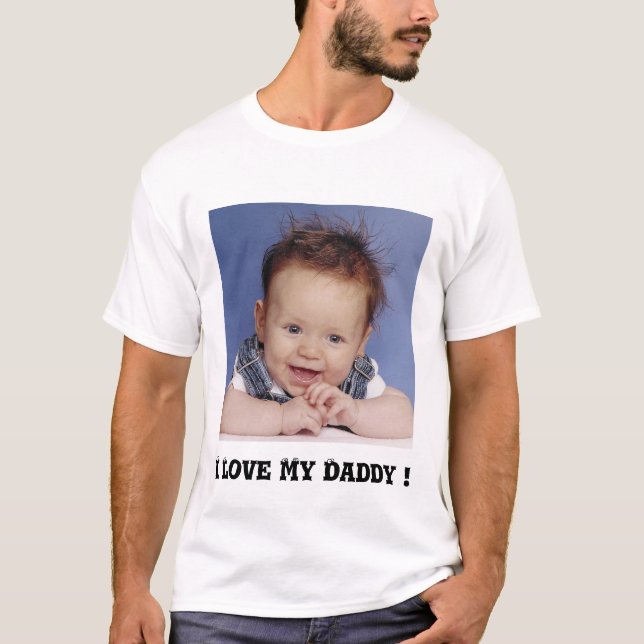 T-shirt J'aime mon papa (Devant)