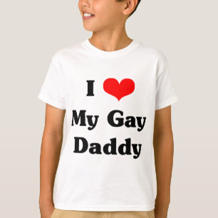 T-shirt J'aime mon papa gai