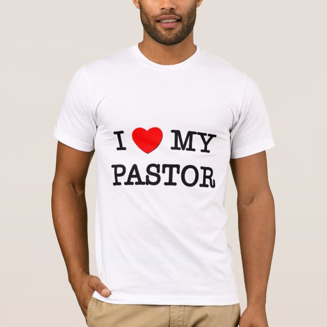 T-shirt J'aime mon PASTEUR (Devant)