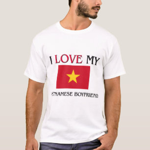 T-shirt J'aime mon petit ami vietnamien