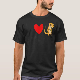 T-shirt J'Aime Mon Petit Dragon Reptile Pet Crested Gecko 