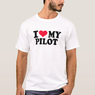 T-shirt J'aime mon pilote