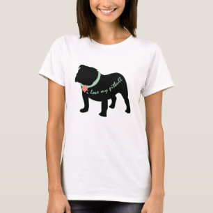 T-shirt j'aime mon pitbull