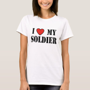T-SHIRT J'AIME MON SOLDAT