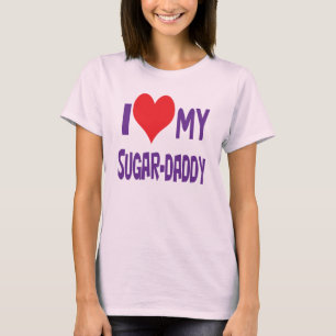 T-shirt J'aime mon sugar-daddy.