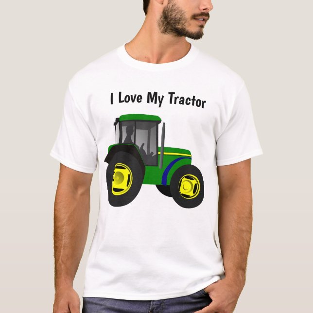 T-shirt J'aime mon tracteur (Devant)