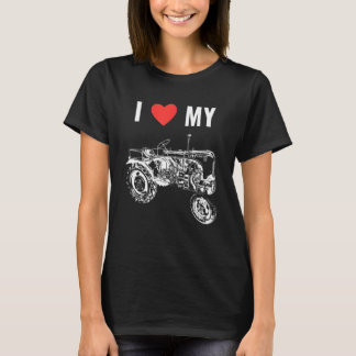 T-shirt J'Aime Mon Tracteur J'Aime Mon Tractor Farmer