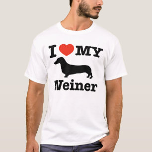 T-shirt J'aime mon Weiner