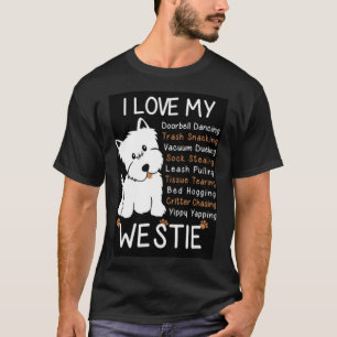 T-shirt J'aime mon Westie