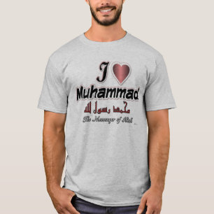 T-shirt J'aime Muhammad, le messager d'Allah
