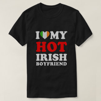 T-shirt J'aime My Hot Irish Boyfriend Funny Girfriend