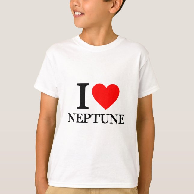 T-shirt J'aime Neptune (Devant)
