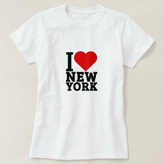 T-shirt J'aime New York (Design devant)