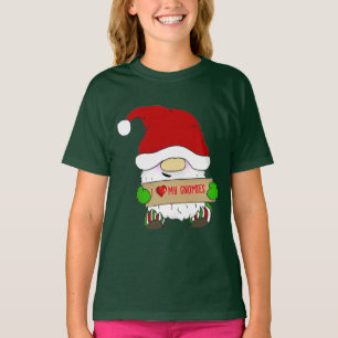 T-shirt J'aime Noël Gnome