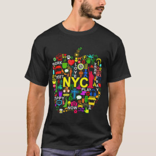 T-shirt J'AIME NYC s NOUVELLE YORK CIY GRANDE POMME