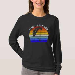 T-shirt J'Aime Obtenir Haute Parapente Skydiving Fun Skydi