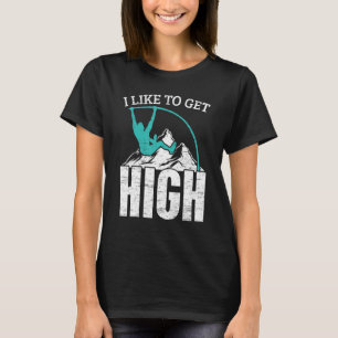 T-shirt J'Aime Obtenir High Pole Vaulter Track Et Field Po