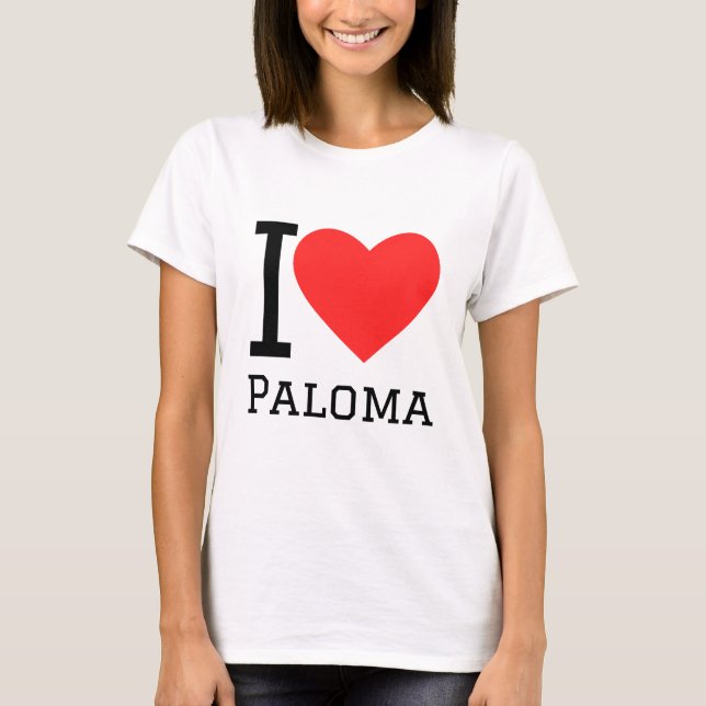 T-shirt J'aime Paloma (Devant)