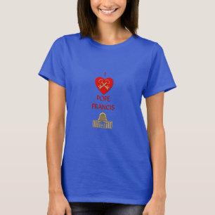 T-shirt J'aime pape Francis
