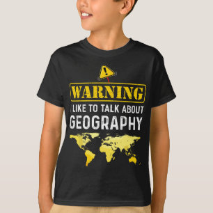 T-shirt J'Aime Parler De Géographie Drôle Géographe