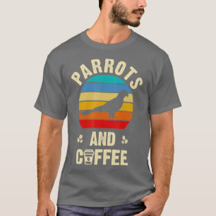 T-shirt J'aime Parrots Café Funny vintage Bird thème