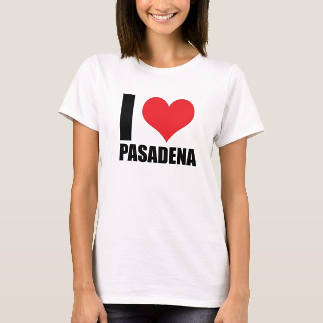 T-shirt J'aime Pasadena (Devant)