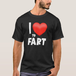 T-shirt J'Aime Pâter Fête des pères Don I Coeur Farting