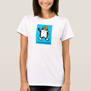 T-shirt J'aime PENGUINS - Nature - Antarctique -