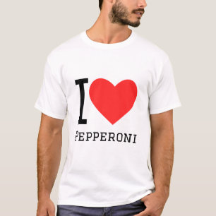 T-shirt J'aime pepperoni