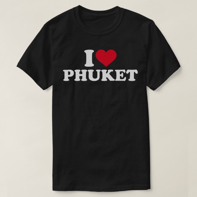 T-shirt J'aime Phuket (Design devant)