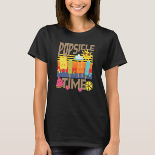 T-shirt J'Aime Popsicle Temps Été Pour Hommes Femmes Solei