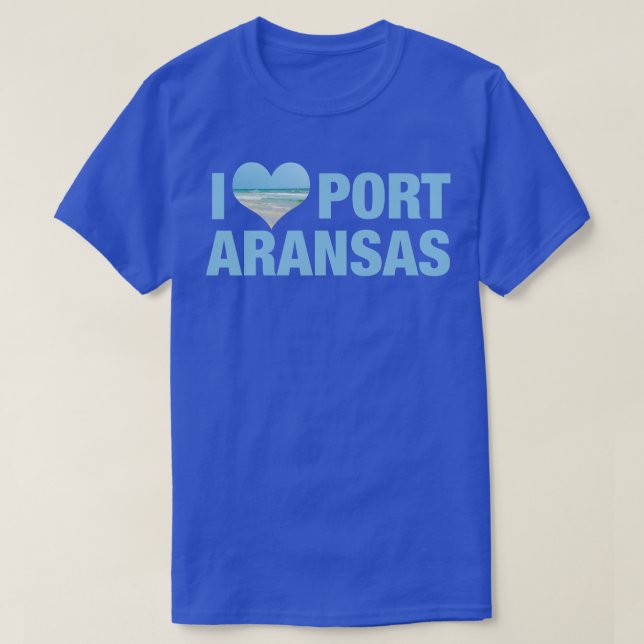 T-shirt J'Aime Port Aransas (Design devant)