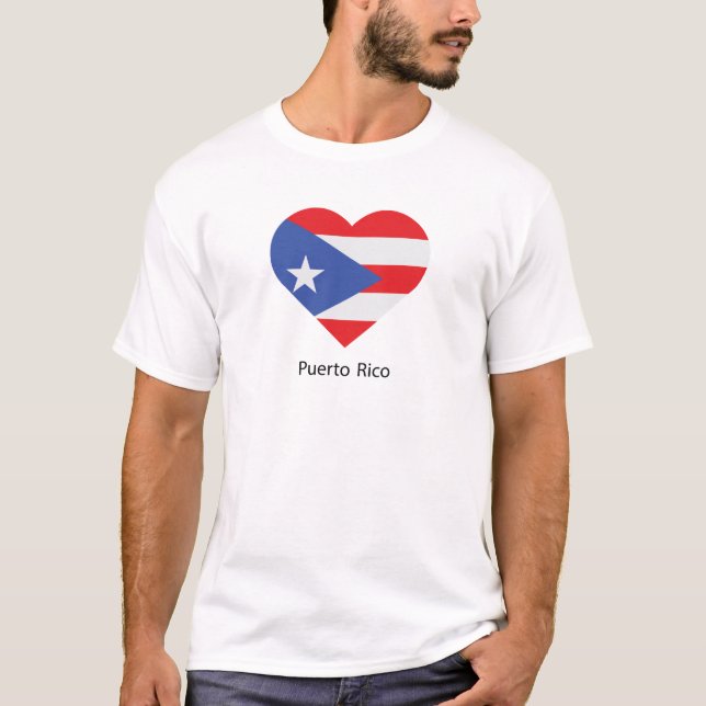 T-shirt J'aime Porto Rico (Devant)
