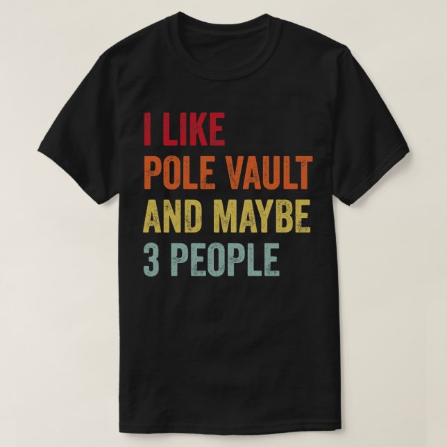 T-shirt J'Aime Pote Vault Peut-Être 3 Personnes (Design devant)