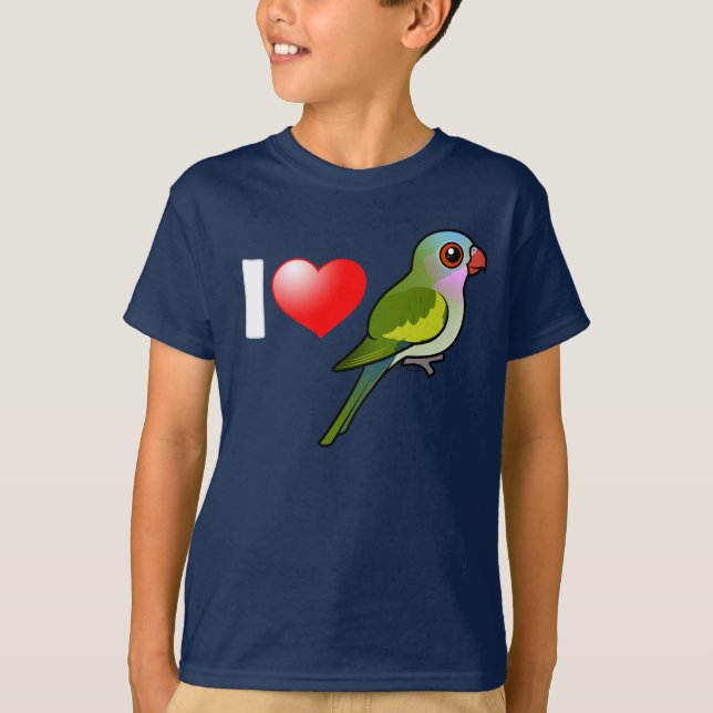 T-shirt J'aime princesse Parrots (Devant)