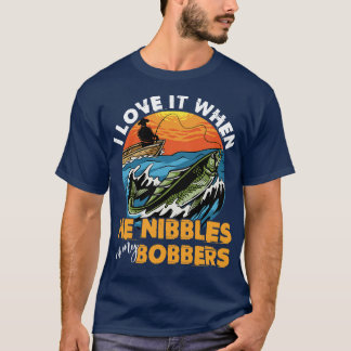 T-shirt J'Aime Quand Il Nibble Sur Mes Bobbers