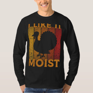 T-shirt J'Aime Que Humist Funny Thanksgiving Day Turkey_1