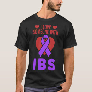 T-shirt J'aime quelqu'un avec IBS Irritable Bowel Syndrome