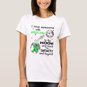 T-shirt J'aime quelqu'un avec le Lymphome de non-Hodgkin