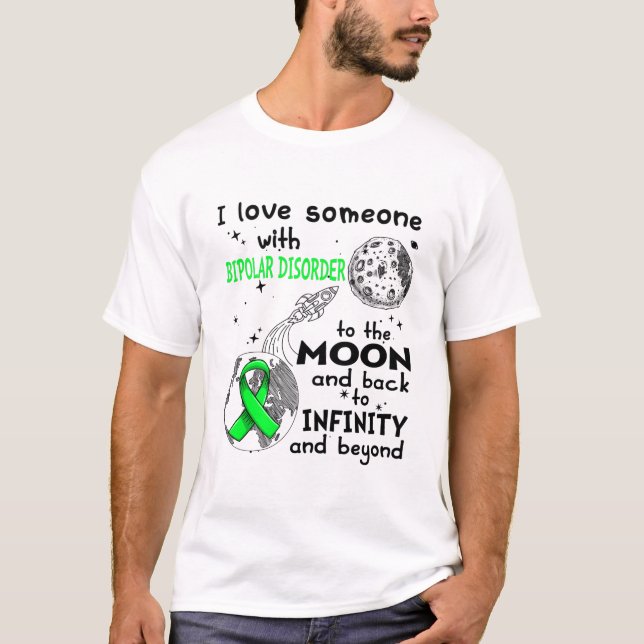 T-shirt J'aime quelqu'un qui est sensibilisé aux troubles  (Devant)