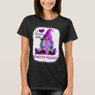 T-shirt J'aime quelqu'un victime de violence domestique