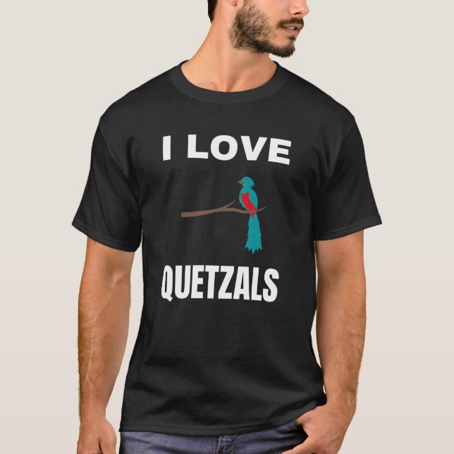 T-shirt J'aime Quetzals (Devant)